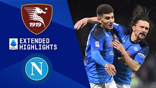 Salernitana vs Napoli  Extended Highlights  Serie A  CBS Sports Golazo [upl. by Annaeel]