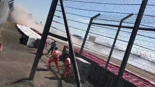 Max Verstappen crash Silverstone 2021 [upl. by Aldrich]