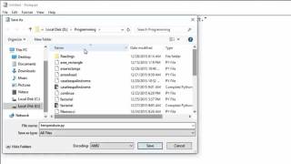 How to save and run a program in Python [upl. by Oirelav]