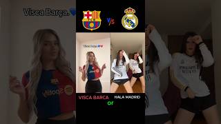 Visca Barca ❤️ vs Hala madrid🤍 football viscabarsa halamadrid barcelona realmadrid trending [upl. by Issie]