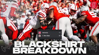 Film breakdown of Nebraska footballs 2117 loss to No 4 Ohio State  Blackshirt Breakdown [upl. by Suki]