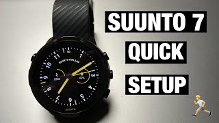 Suunto 7 With Wear OS Getting Started Setup [upl. by Latreshia]