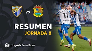 Resumen de Málaga CF vs CF Fuenlabrada 10 [upl. by Attalanta780]