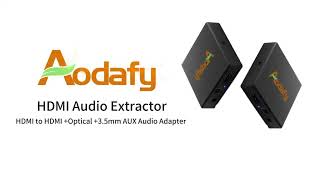 HDMI Audio Extractor [upl. by Ecinert]