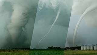 SHAPESHIFTING TORNADO  Beautiful White Long Tracking EF4 [upl. by Ahsinak75]