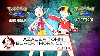 Pokemon GoldSilverCrystal  Azalea TownBlackthorn City Remix [upl. by Leirrad]