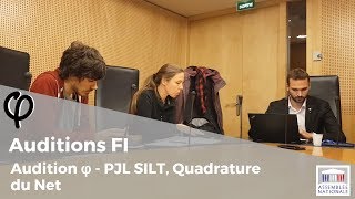 Audition φ  PJL SILT Quadrature du Net  1er septembre 2017 [upl. by Drislane]