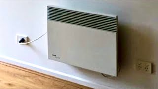 Remove electric wall heater from wall [upl. by Nary]