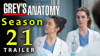 Greys Anatomy Season 21 Trailer  Everything You Need To Know  Release Date 2024 [upl. by Iarahs]