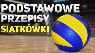 Podstawowe przepisy siatkówki  Piłka siatkowa  zasady  wf online [upl. by Myrah]