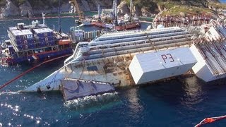 Cleaning Up Costa Concordias 180000Ton Ruins [upl. by Malamut]