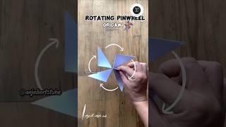 diy howtomake Spinning Pinwheel 🌀 fun craft tutorial shorts [upl. by Elva912]