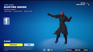 FORTNITE EMOTE Electro Swing [upl. by Linnell187]