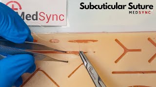 The invisible suture  Subcuticular Every doctor MUST be able to do it [upl. by Enimsay]