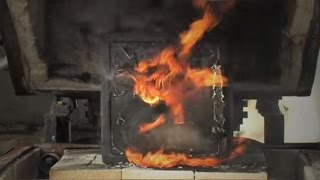 Fire Resistance Test and Fire Safe Drop Test from SentrySafe [upl. by Parthinia771]