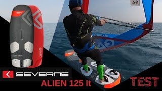 WINDFOIL SEVERNE ALIEN 125 LITRI RECENSIONE Freeride o Freerace [upl. by Yruok]