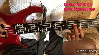 🎸HOW TO PLAY HOLD ON FAST BY BERNICE OFFEI ON THE BASS GUITAR🎸🎸 [upl. by Elyk]