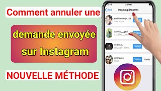 Comment annuler toutes les demandes envoyées sur Instagram  Voir la demande envoyée sur Instagram [upl. by Sherwood]