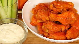 Crispiest Baked Buffalo Wings  AnitaCookscom [upl. by Eeramit]