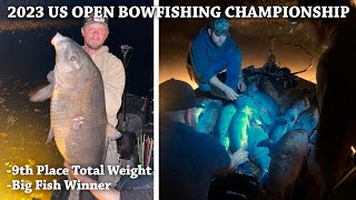 70 POUND BUFFALO  2023 US Open Bowfishing Tournament [upl. by Ahsiken]