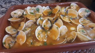 ALMEJAS A LA MARINERA  las más deliciosas que has probado 😋👌🏼 [upl. by Mountford]