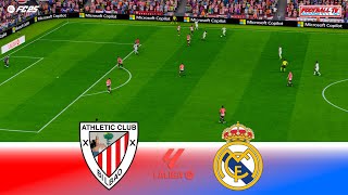 Athletic Bilbao vs Real Madrid  La Liga 2425  Full Match All Goals  FC 25 Gameplay PC [upl. by Amsirak228]