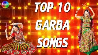 Top 10 Navratri Garba Gujarati Non stop  Fast Garba Songs  Gujarati Garba Songs 2016 [upl. by Alden]