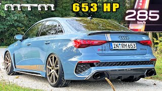 653HP AUDI RS3 8Y MTM  0100 100200 SOUND amp POV [upl. by Howenstein]