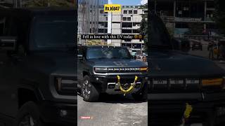 GMC HUMMER EV 💀 ONE amp ONLY SUV IN INDIA 🔥 yt automobile gmchummerev hummerev shorts ytshorts [upl. by Buehler]