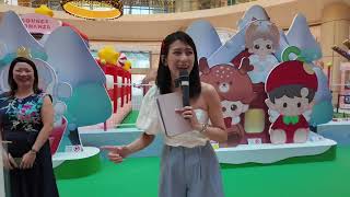 FLY HOSTS Karyn Wong  Suntec Pop Into Christmas Joy 2024 [upl. by Ahseeyt]