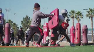 2019 UNLV Spring Football Practice 4 [upl. by Shifrah417]