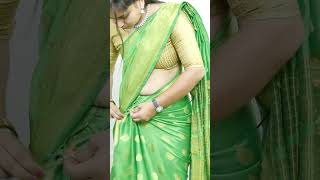 how to drape saree with perfect pleats [upl. by Beghtol143]