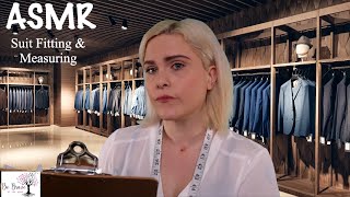 A Relaxing ASMR Tailor Suit Fitting Measuring amp Try On [upl. by Nalorac]