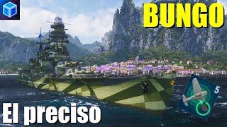 World Of warships Español Bungo el preciso [upl. by Anirtik933]