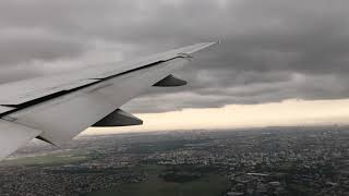 Atterrissage à Paris CDG avec nuages et turbulences [upl. by Calysta]