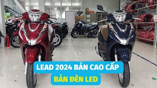 Lead 125 cc bản cao cấp màu xanh màu đỏ Review báo giá Lead 2024 Lead bản đèn LED lead2024 [upl. by Aicitel]