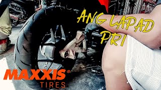 MAXXIS TIRE BEST Upgrade 110 80 and 90 80 for Honda Click Vario 125i  Big Tire  Malapad at Makapit [upl. by Iru]