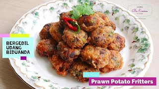 Bergedil Udang Biduanda │ Prawn Potato Fritters [upl. by Esinaj]