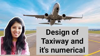 Design of Taxiway and its Numerical [upl. by Agathe]