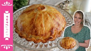 A ELEGANT AND EASY TO MAKE CHRISTMAS ROAST⎜VEGAN PITHIVIER [upl. by Lydon]