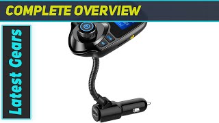 Nulaxy KM18 – Best Bluetooth FM Transmitter for Your Car [upl. by Lole465]