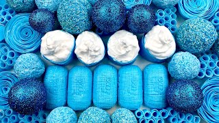 Crushing soap boxes with foam 💙 Asmr soap balls 💙 Clay cracking 💙 Carving soap cubes 💙 [upl. by Rutherford]