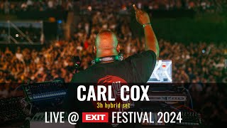 EXIT 2024  Carl Cox hybrid set at mts Dance Arena FULL SHOW [upl. by Keating83]