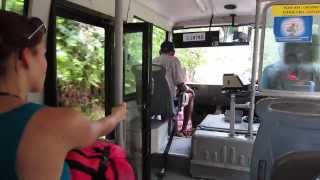 took the bus on the island Praslin Seychelles [upl. by Darrell]