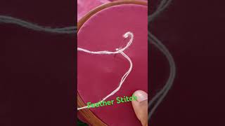 Feather Stitch tutorial featherstitch shortsbeta shorts [upl. by Bobette]