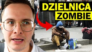 DZIELNICA ZOMBIE w LOS ANGELES  BIEDA i SMRÓD w CENTRUM LA [upl. by Naimed]