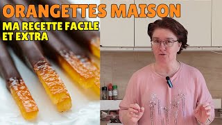 🍊 Ma recette facile des Orangettes confites au chocolat maison  recette économique et gourmande 😋 [upl. by Yhtorod652]