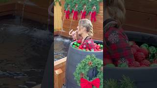 Want a candy cane candy funny random pool icequeen short subscribe christmas [upl. by Arodaeht]