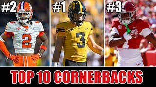 Top 10 CORNERBACKS In The 2024 NFL Draft  Post Season Rankings [upl. by Annaierb]