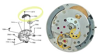 Lemania Cal5100 Disassemble [upl. by Emanuel619]